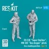 RESKIT RSF72-0069 CH-53E Super Stallion, MH-53E Sea dragon pilots (in a standing position - type 1) (2 pcs) (3D Printed) (1/72)